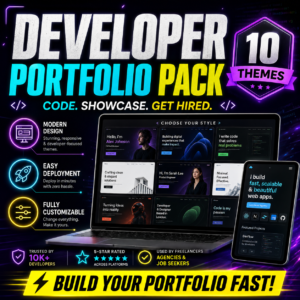 Developer Portfolio Pack — 10 Themes